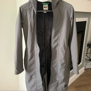 MEC grey Jacket with hood